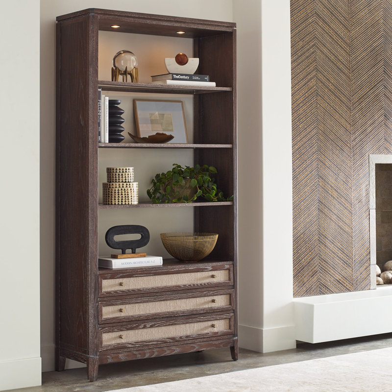 Maidstone Solid Wood Bookcase, Sandbank