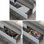 Queen Size Upholstered Platform Bed With Patented 4 Drawers Storage, Tufted Headboard