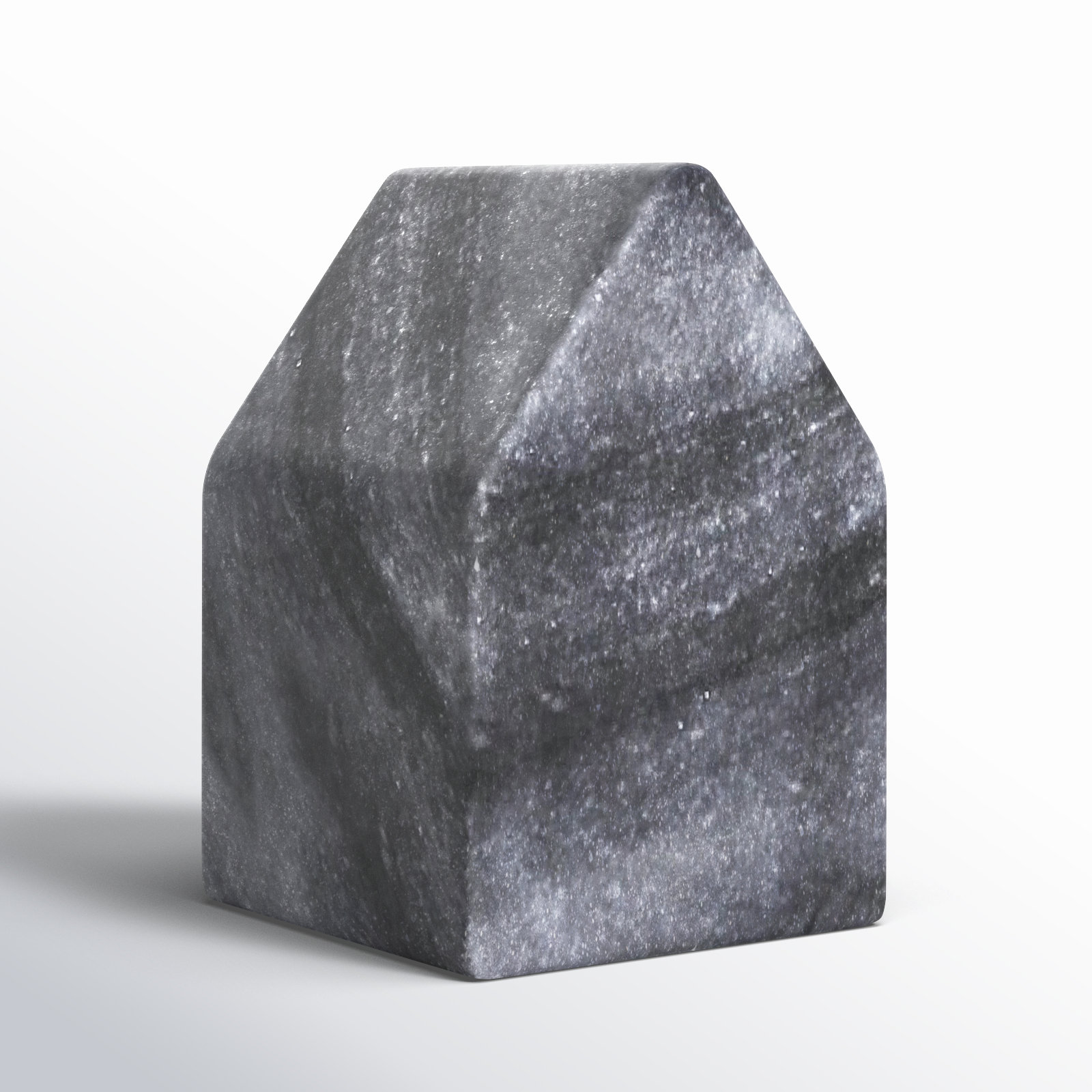 Adalynn Genuine Marble Sculpture, 2.25" H x 1.5" W x 1.5" D, Gray