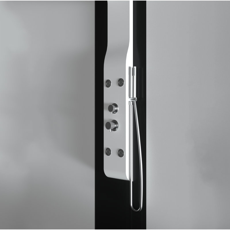 Hydromassage Shower Tower Panel, White