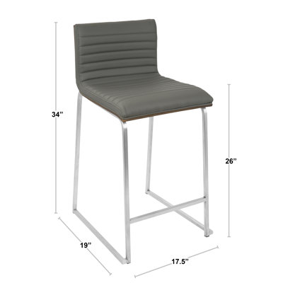 Tabouret de comptoir de 26 po Elston