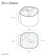 Ivy Glossy White Ceramic Square Wall Mount Bathroom Sink with Overflow