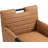 Aimee Vegan Leather Dining Arm Chair-1901019771-1901019749