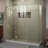 Unidoor-X 70" x 72" Rectangle Hinged Shower Enclosure-30840383-30840385
