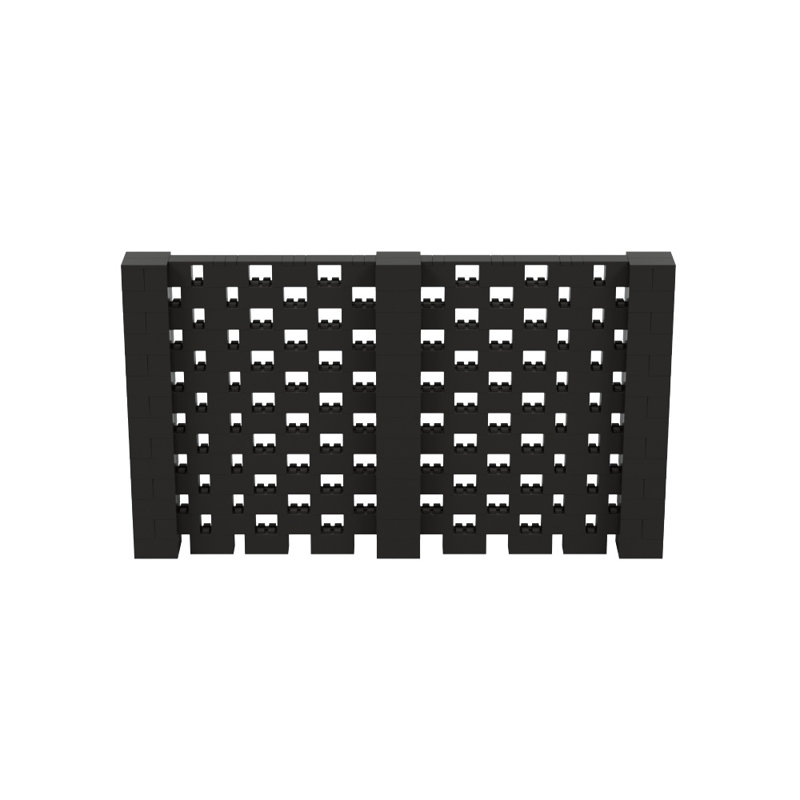 Ensemble mural Everblock, Noir, H 84 po x l 144 po x P 12 po