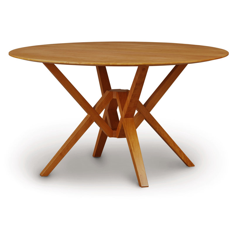 Table de bout fixe Exeter, L 54 po x l 54 po, Cerisier d'automne