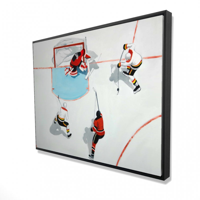 Eventful Hockey Game Print On Canvas