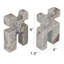 Serre-livres modernes en pierre naturelle Marble Duo