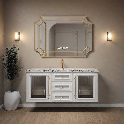 American-french retro style bathroom cabinet