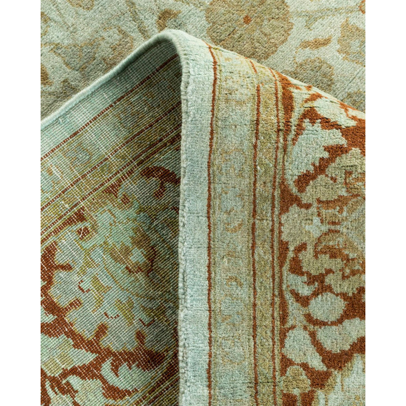Fine Vibrance One-of-a-Kind 4' 1" X 6' 0" Hand Knotted Area Rug