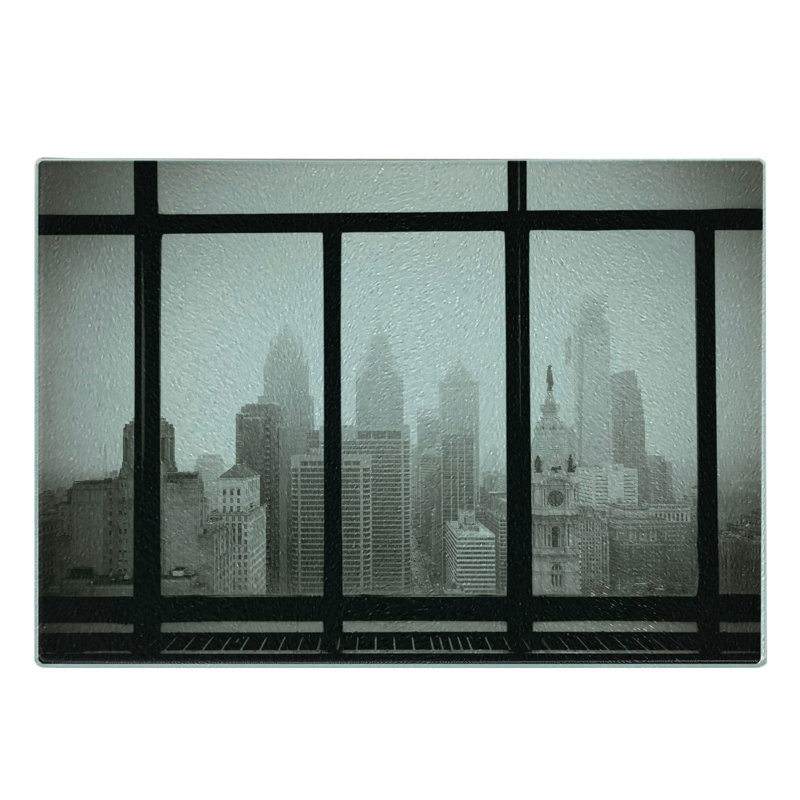 Planche à découper en verre trempé Ambesonne