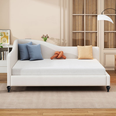 Full Size L-Shaped Daybed, Day Bed by Alcott Hill