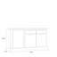 Buffet 2 tiroirs Alek-1721487460
