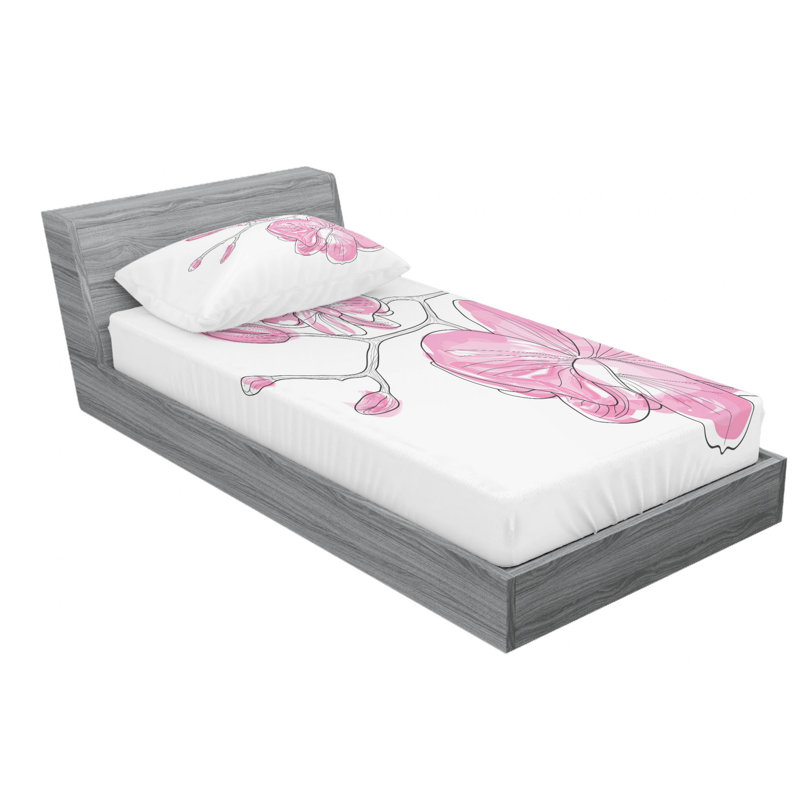 Microfiber Sheet Set, Twin Sheet Set + Fitted Sheet + 1 Pillowcase