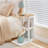 C-shaped End Table Set with Charging Station