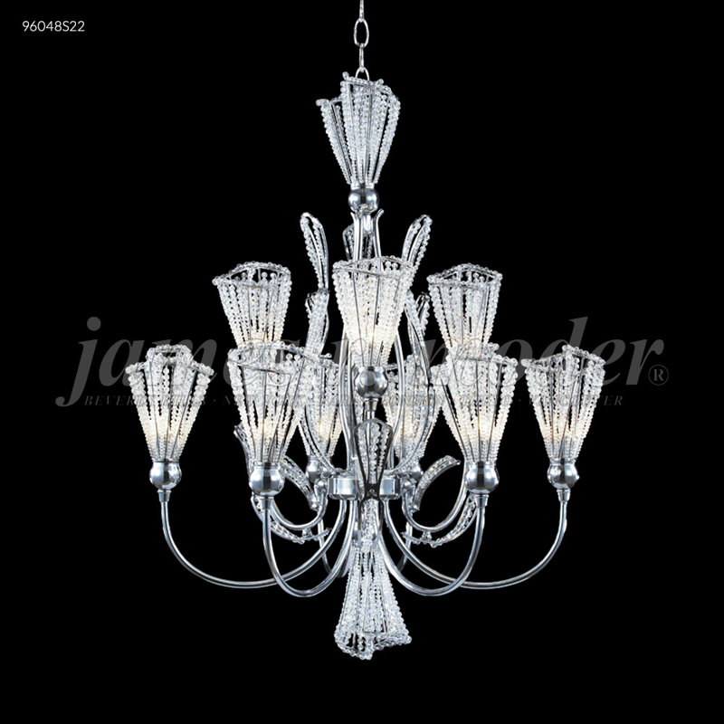 Jewelry 9 - Light Dimmable Tiered Chandelier