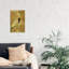 Gold Crane At Dusk I - Floater Frame Print on Canvas-1545041875-1572203979
