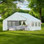 Pavillon de jardin en acier galvanisé 20 pi Aoodor L 20 pi. Tente D Party