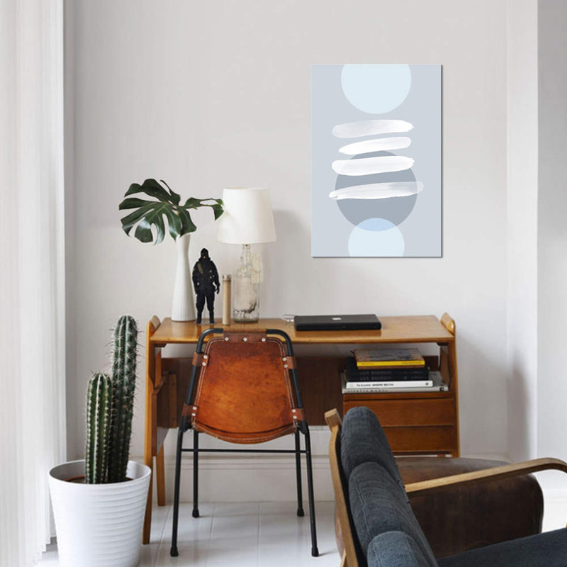 " Minimalism XVIII.X " by Mareike Böhmer, 12" H x 8" W x 0.75" D, Wrapped Canvas , No Mat