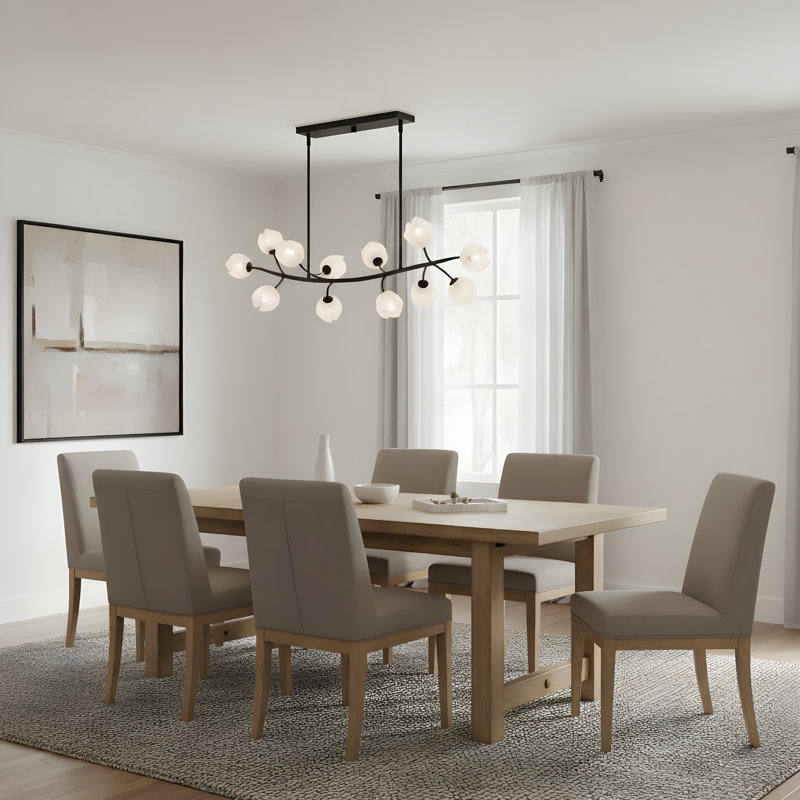 Walker 10-Light Matte Black Island Light