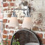 Éclairage pour meuble-lavabo à 2 lumières 17 po Caden Cone-363304691-363304685-363304683