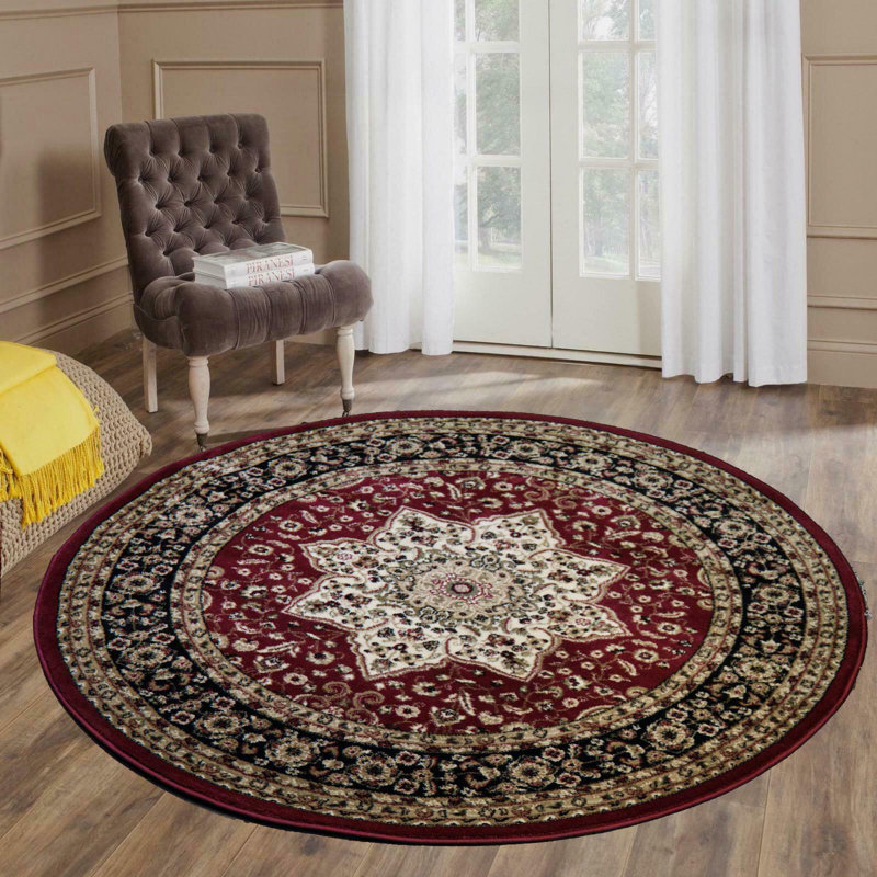 Hull Oriental Area Rug, Round 120cm