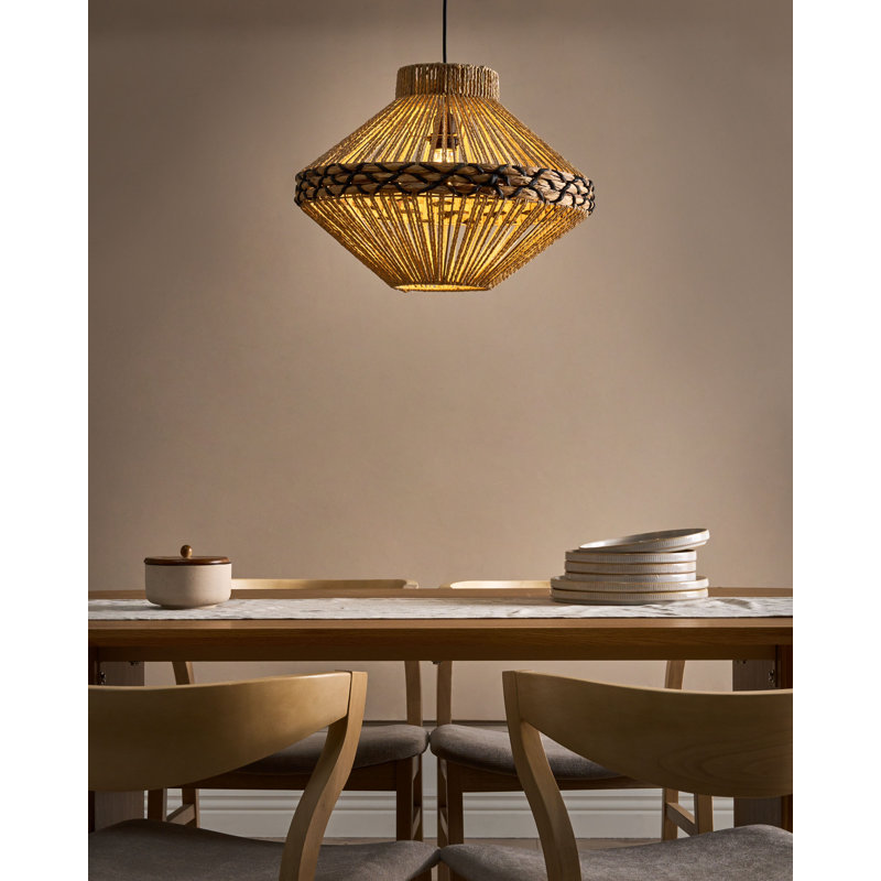 1 - Light Natural Cone Pendant