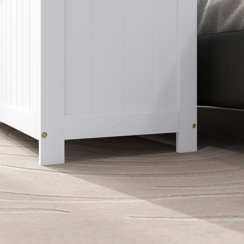 Coffre de rangement avec 2 charnières de sécurité, boîte en bois