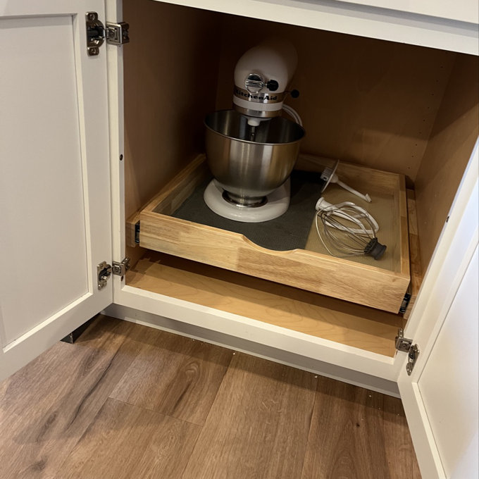 Prestridge Soft Close Cabinet Drawer Wood Pull Out Tray Drawer Box Kitchen Cabinet Organizer Cabinet Slide Out Shelf Wooden Pull Out Shelf (no Assembly Required) - 18"