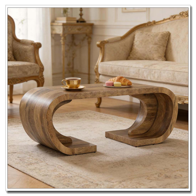 C-Shaped Coffee Table