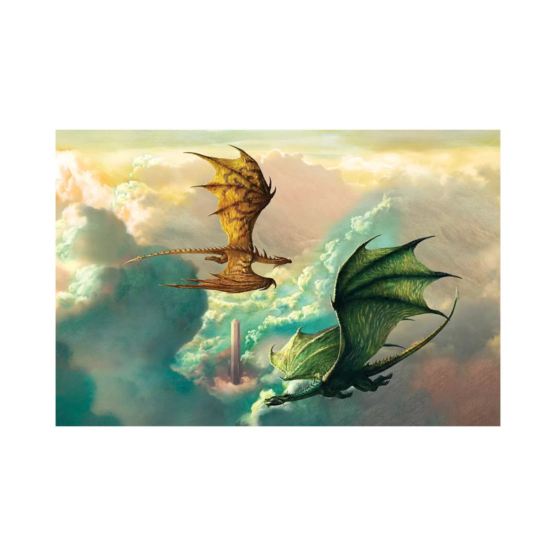 «Tower Clouds» par Ciruelo, impression sur toile tendue, H 18 po x l 26 po x P 1,5 po