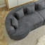 Compression Cloud Sectionals, Chenille 111.5 Inch Modern Home Sofa