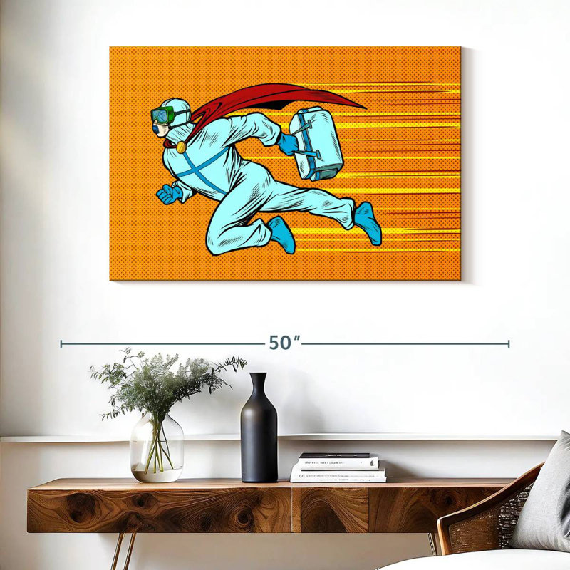 Alcaraz Superhero Doctor, H 26 po x l 39 po