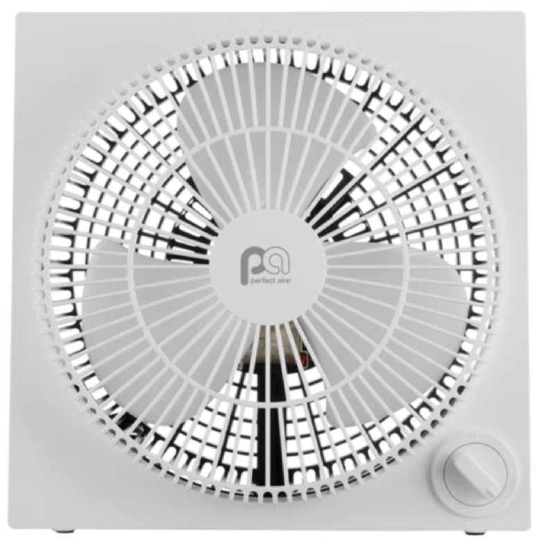 Perfect Aire 11 in. H 3 speed Box Fan