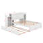 Lit plateforme avec rangement et tablettes gigognes-342305682