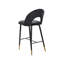 Falton Upholstered Counter Stool with Metal Frame