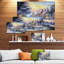 Cobblestone Christmas - Impression sur toile tendue-29503464
