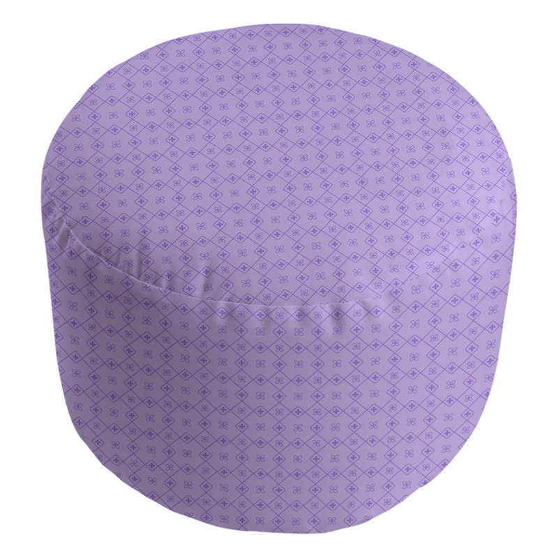 Repose-pieds Avicia, Noir / sauge mauve