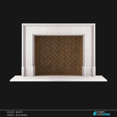 Lotus Fireplace Surround