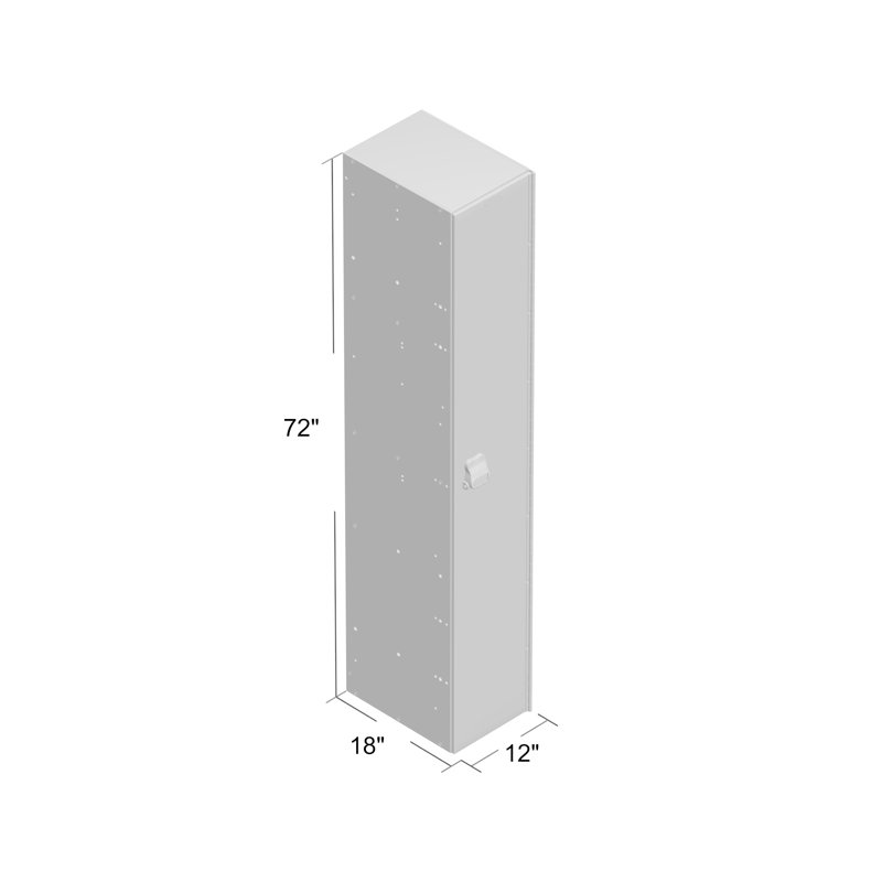 Casier large 1 étage AquaMax, Bleu foncé