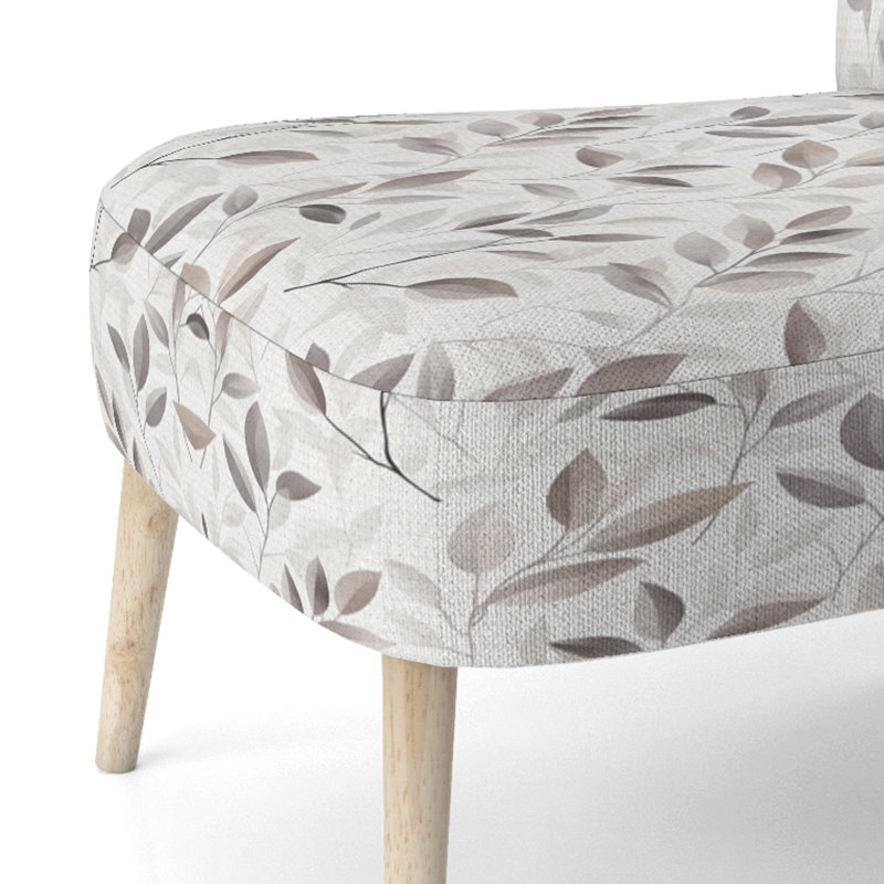 Chaise d'appoint floral Floral, Chaise d'appoint sans accoudoirs