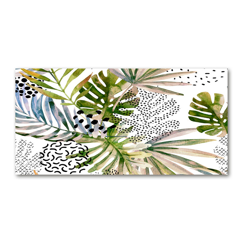 Tropical Leaves - Wrapped Canvas Print