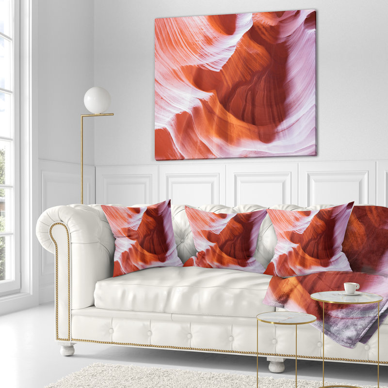 Coussin Antelope Canyon, 16 po x 1 po, Coussin décoratif