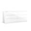 Commode double 6 tiroirs en bois d'ingénierie blanc brillant Pembert Row