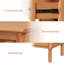 Buffet Greeta à 12 tiroirs avec pattes en bois massif, couleur noyer-1022597903
