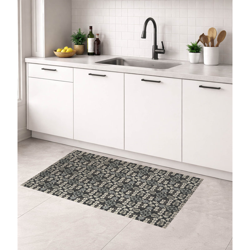 Madden Low Profile Kitchen Mat, Rectangle 5' x 3'