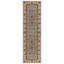 Tapis bleu clair / ivoire en laine touffeté à la main Tingley-739191593