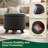 Upholstered Storage Ottoman Bench, PU Leather Button Tufted Ottoman Footrest Stool for Living Room-1018384430
