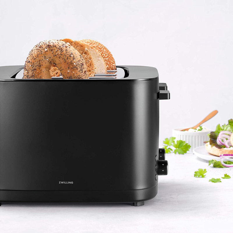 Zwilling J.A. Henckels 4 Slice Enfinigy Cool Touch Toaster, Black