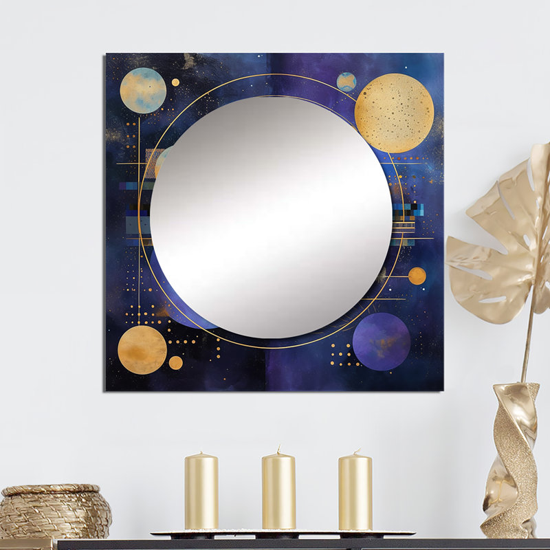 Miroir carré Aurika, 23 po x 23 po